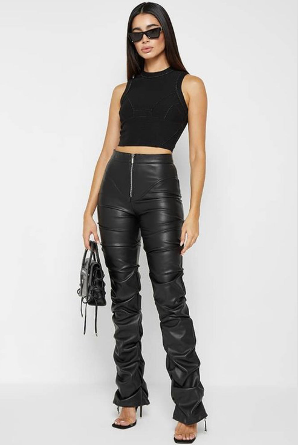 Faux Leather Pants